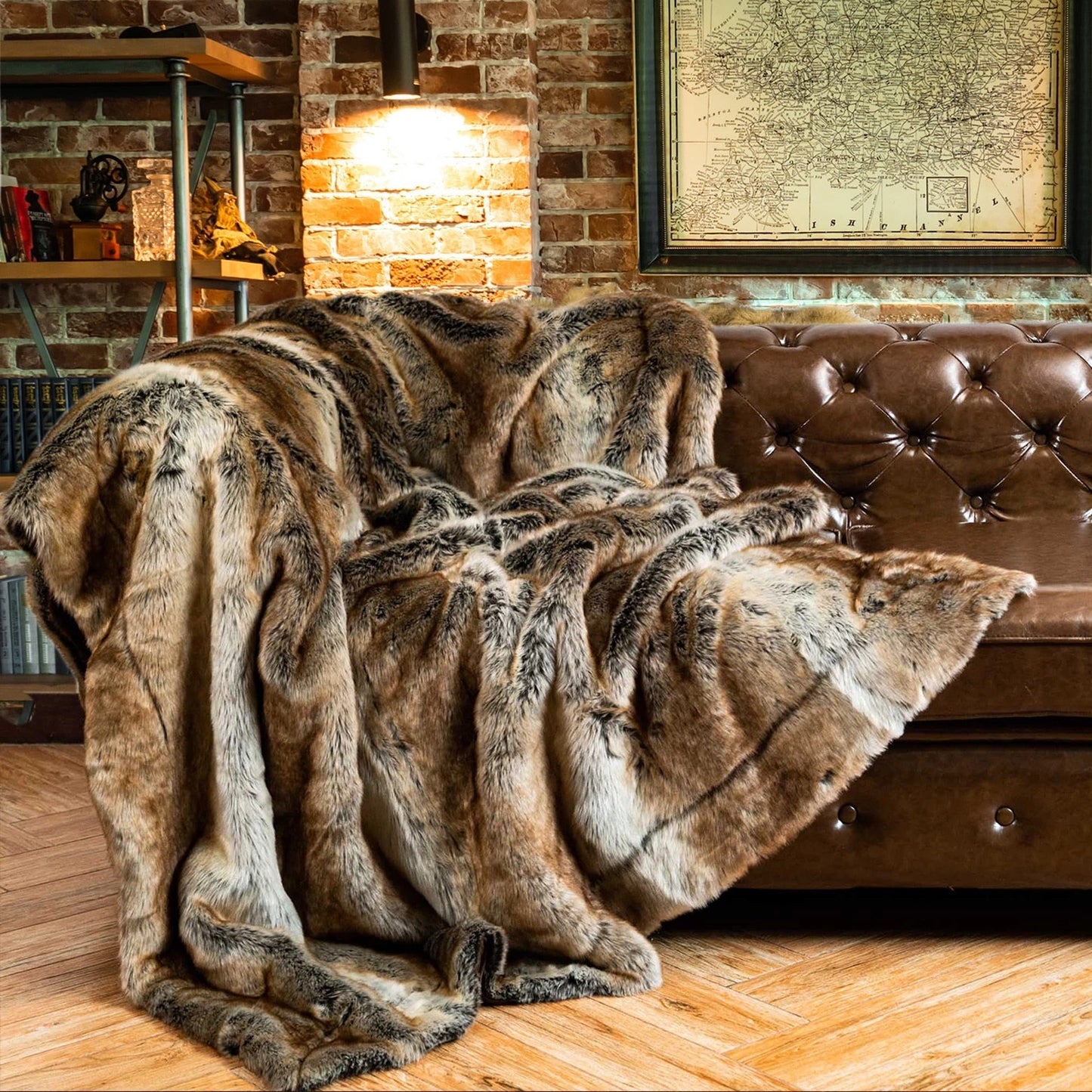 Aurista Flow Faux Fur Blanket